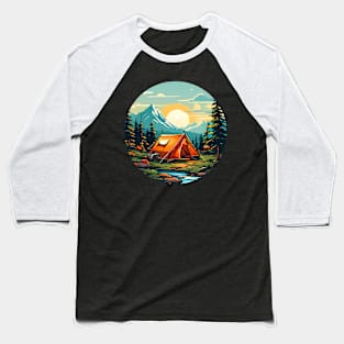 Camping Lover Baseball T-Shirt